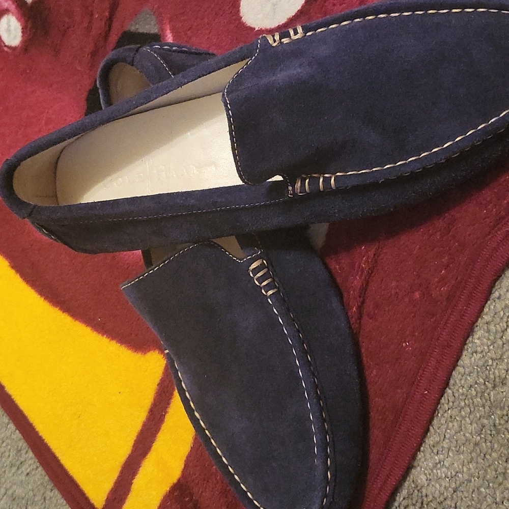 Cole Haan. Royal blue SUEDE loafer